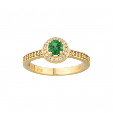 Δαχτυλίδι Σε Κίτρινο Χρυσό 14K Aloro (RI272 - ΖΧ1822)